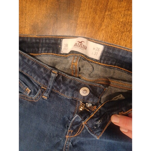 Hollister 3R Skinny Jeans Size W26 L31 Dark blue - Picture 9 of 15